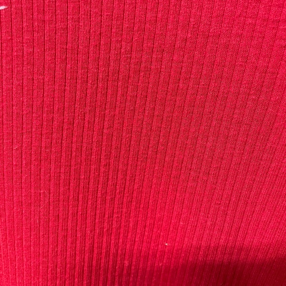 Levi's Ribbed Henley Top - Red - Picture 3 of 14